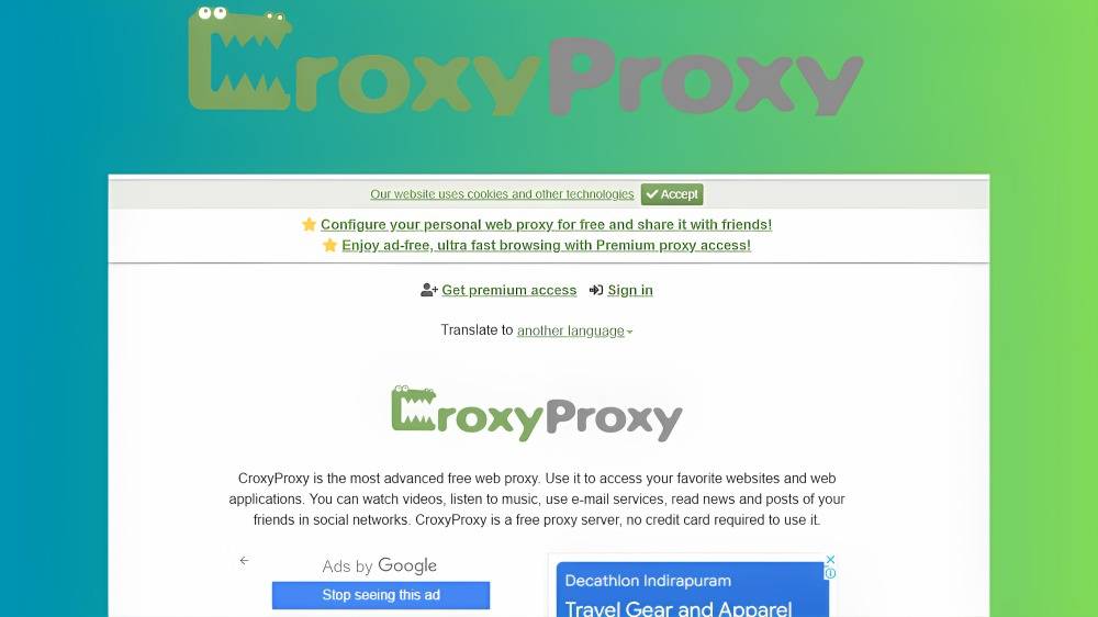 croxyproxy youtube unblocked